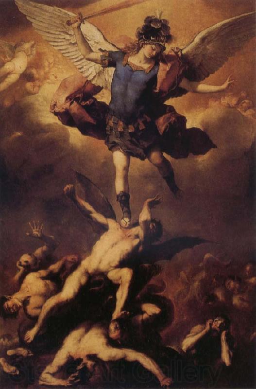 Luca Giordano The Fall of the Rebel Angels Spain oil painting art
